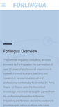Mobile Screenshot of forlingua.com
