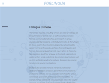 Tablet Screenshot of forlingua.com